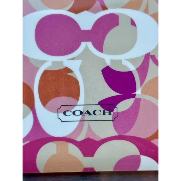 COACH Molded iPAD 2 3 4 Multi-color Pink Orange Cream White - Picture 12 of 17